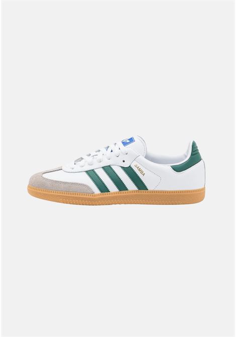 White and green Samba OG sneakers for women ADIDAS ORIGINALS | IE1331.